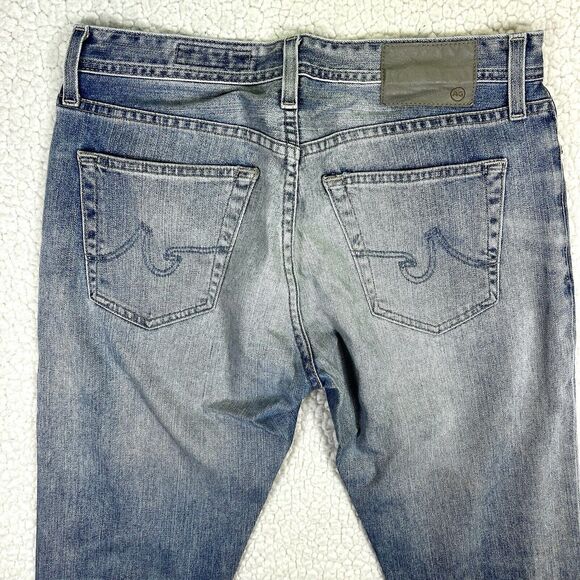 Adriano Goldschmied Jeans Men’s 30R (Actual 32x33) Blue Everett Slim Straight - Picture 5 of 14